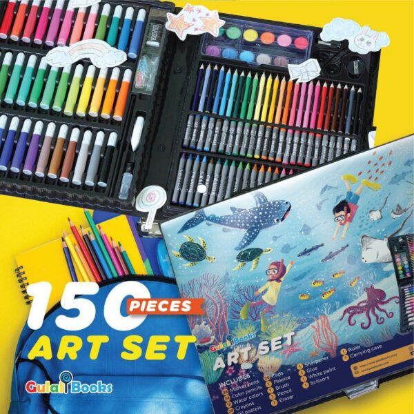 150 pcs art set seri laut (GulaliBooks)