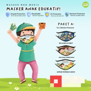 Masker Anak Edukatif (Little Zam)