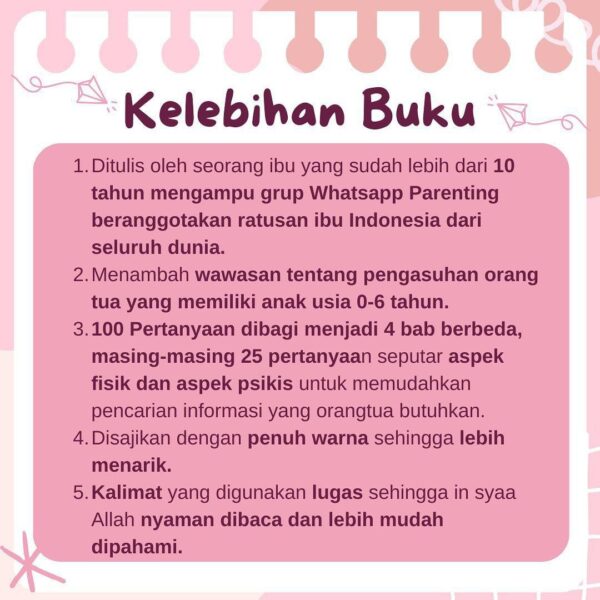 100 Pertanyaan Seputar Pengasuhan Anak Usia 0-6 Tahun (PustakaAmala)