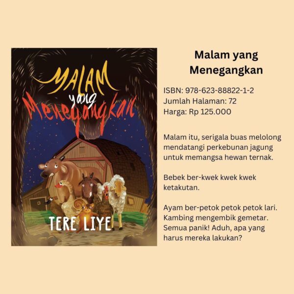 Apel Emas+Malam yang Menegangkan (Satuan) Tere Liye (Gramedia)