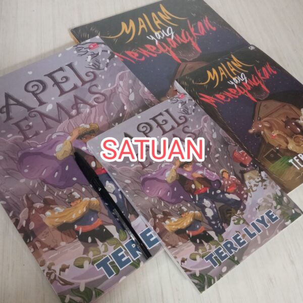 Apel Emas+Malam yang Menegangkan (Satuan) Tere Liye (Gramedia)