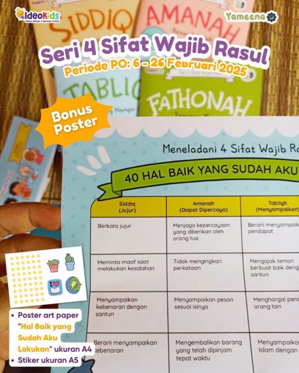 Seri 4 Sifat Wajib Rasul (IdeoKids)