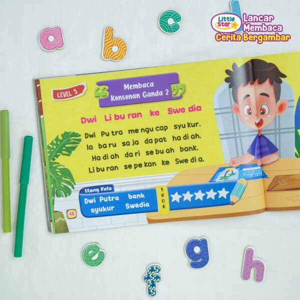 Little Star Lancar Membaca Cerita Bergambar (Ziyad)