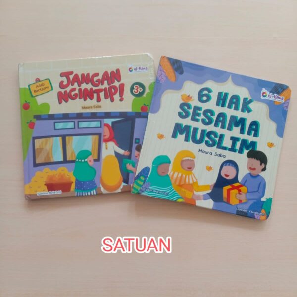 Seri Muslim Starter Kit (Jangan Ngintip/6 Hak Sesama Muslim) Boardbook ElHana