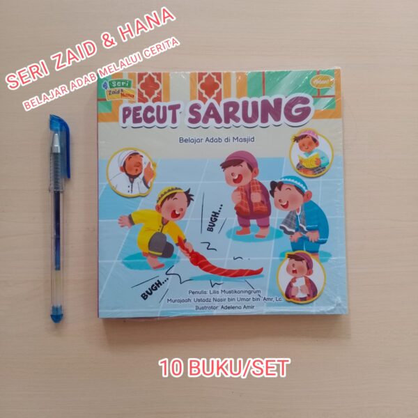 Seri Zaid dan Hana: 10 Buku Cerita Adab Islami Anak (Ahlan)