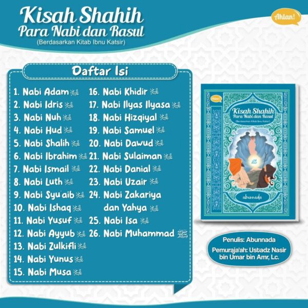 Kisah Shahih Para Nabi dan Rasul (Bonus Topi Merah) Ahlan
