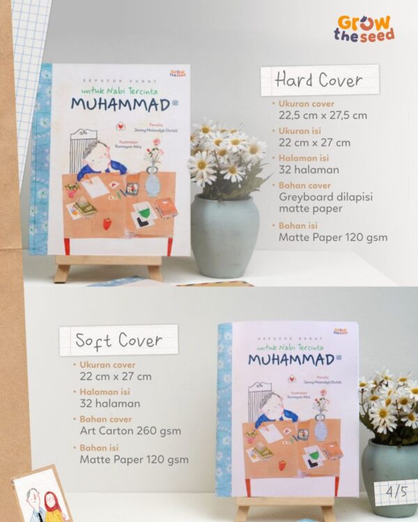Sepucuk Surat untuk Nabi Tercinta Muhammad ﷺ SoftCover (GrowTheSeed)