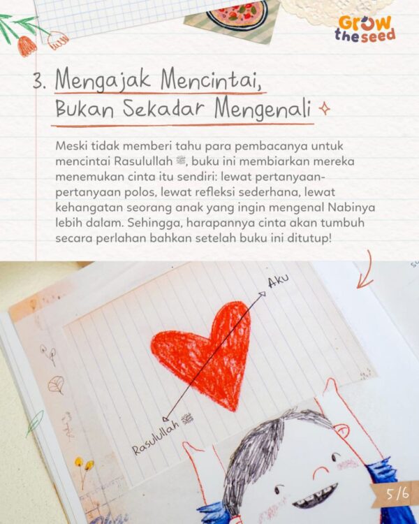 Sepucuk Surat untuk Nabi Tercinta Muhammad ﷺ SoftCover (GrowTheSeed)