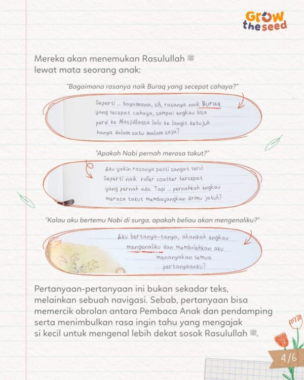 Sepucuk Surat untuk Nabi Tercinta Muhammad ﷺ SoftCover (GrowTheSeed)