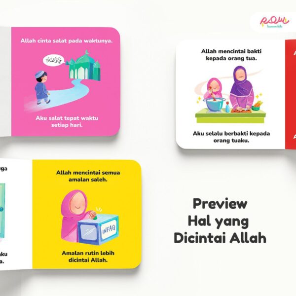 Mini Boardbook Aku Ingin Dicintai Allah (AIDA) Tasmeem
