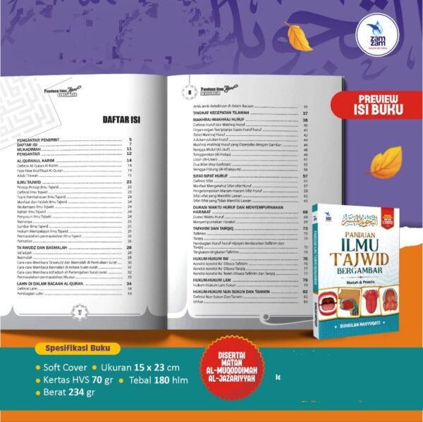 Panduan Ilmu Tajwid Bergambar (ZamZam)