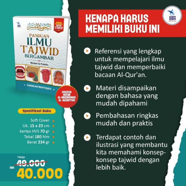 Panduan Ilmu Tajwid Bergambar (ZamZam)