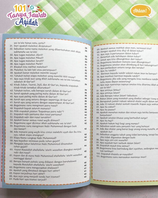 101 Tanya Jawab Aqidah (Ahlan)