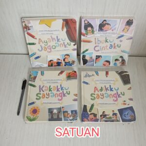 Boardbook Ibuku Cintaku, Ayahku Jagoanku, Kakakku Sayangku, Adikku Sayangku (SATUAN) Haum