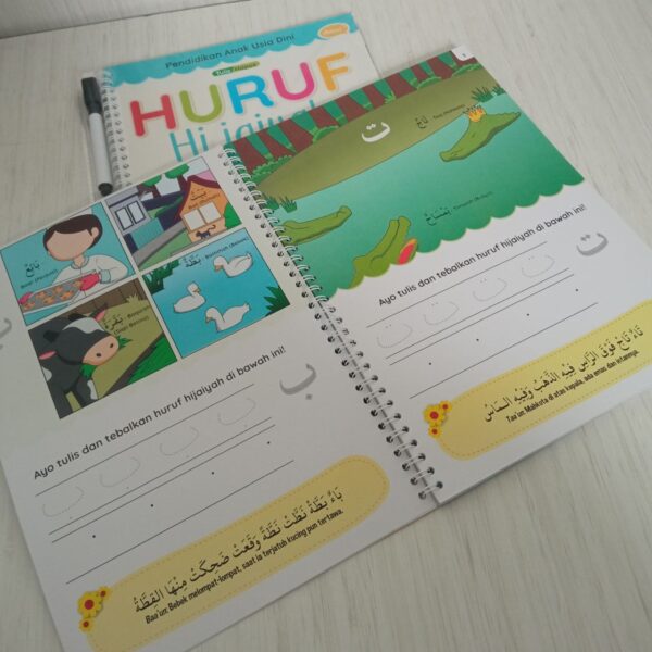 Tulis Hapus Huruf Hijaiyah Syair Alifun Ba (Ahlan)