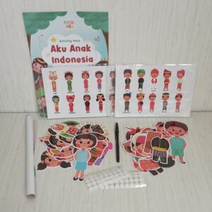 Activity Pack Aku Anak Indonesia (Paper doll/mainan BP Bongkar Pasang) Marikimain