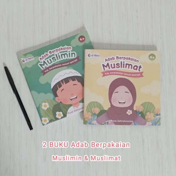 Adab Berpakaian Muslimin dan Muslimat (2 buku) ElHana
