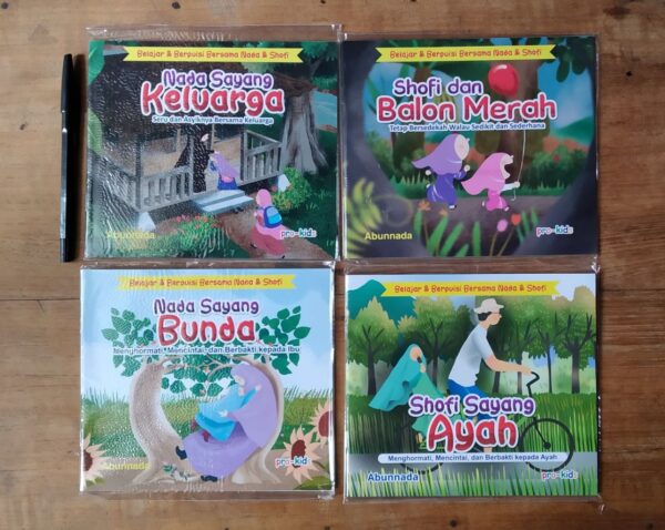 Belajar dan Berpuisi Bersama Nada dan Shofi (4 buku) (Abunnada) (ProUMedia)