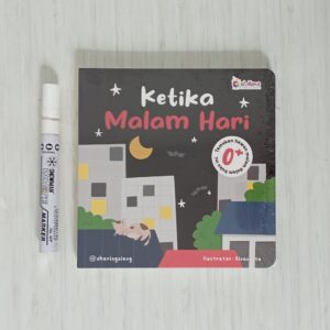 Boardbook High Contrast Ketika Malam Hari (Elhana)