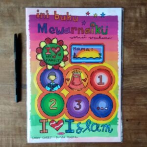 Buku Mewarnai I Love Islam I Love Family (Bunda Kaska) (Raplika Studio)