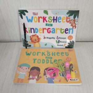Bundling Worksheet for Toddler and Kindergarten (2 buku) HelloZebra