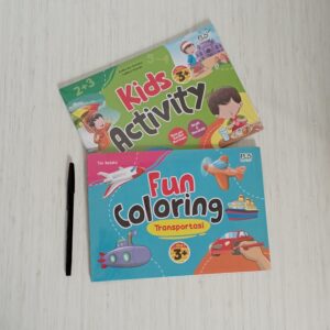 Kids Activity & Fun Coloring (2 Buku) PQS