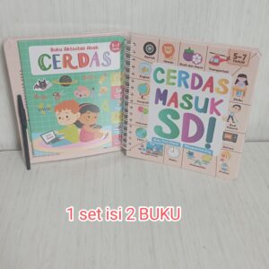 Paket Persiapan Masuk SD (Cerdas Masuk SD & Aktivitas Anak Cerdas) HelloZebra
