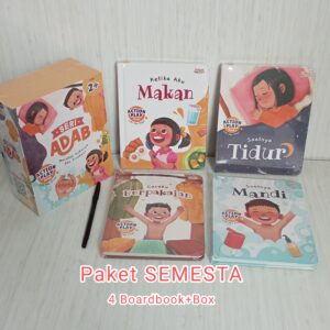 Paket Semesta Action Play BoardBook Seri Adab (GrowTheSeed)
