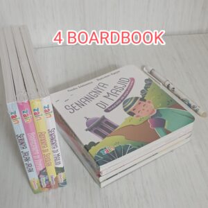 Serunya Belajar Adab dengan Cerita Berima (4 Boardbook) Zain