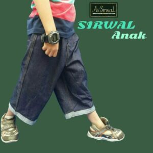 Sirwal Anak Jeans Lipat Bawah