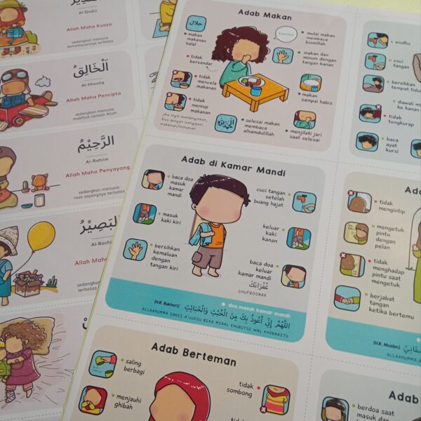 Stiker Adab Islam dan Asmaul Husna (LumaLumi)