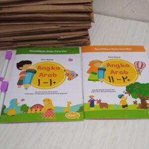Tulis Hapus Angka Arab 1-10 & 11-20 (Ahlan)