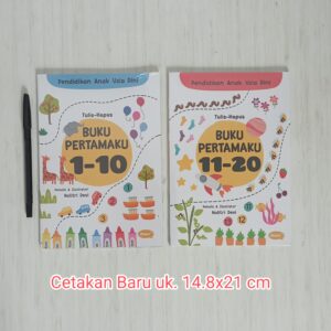 Tulis Hapus Buku Pertamaku 1-10 & 11-20 Angka Latin NEW (Ahlan)