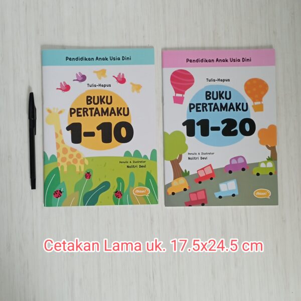 Tulis Hapus Pertamaku 1-10 & 11-20 Angka Latin (Ahlan)
