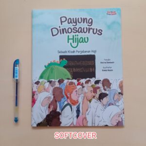Payung Dinosaurus Hijau Softcover (GrowTheSeed)