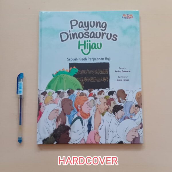 Payung Dinosaurus Hijau Hardcover (GrowTheSeed)