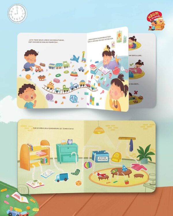 Boardbook Barangku Tanggung Jawabku (Haum)