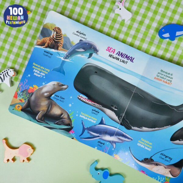 Boardbook 100 Hewan Pertamaku (Ziyad)