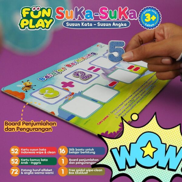 Fun Play SuKa-SuKa (Susun Kata-Susun Angka) Ziyad