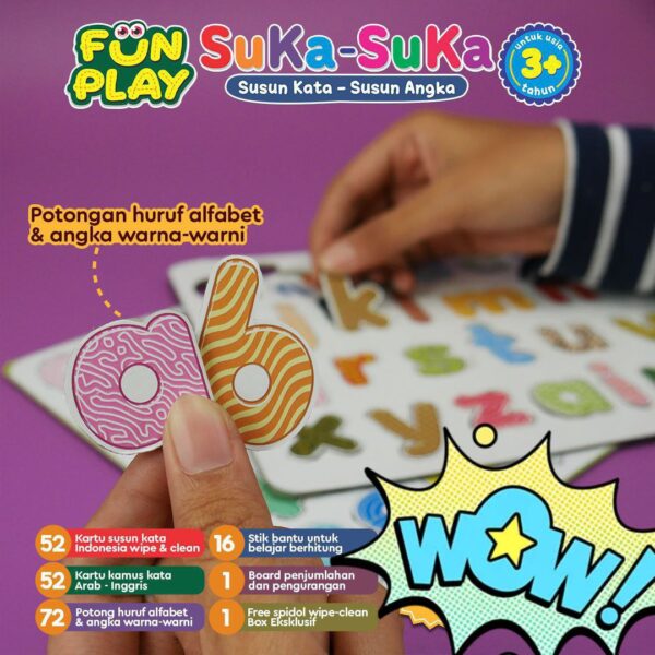 Fun Play SuKa-SuKa (Susun Kata-Susun Angka) Ziyad