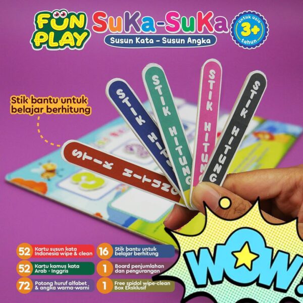 Fun Play SuKa-SuKa (Susun Kata-Susun Angka) Ziyad