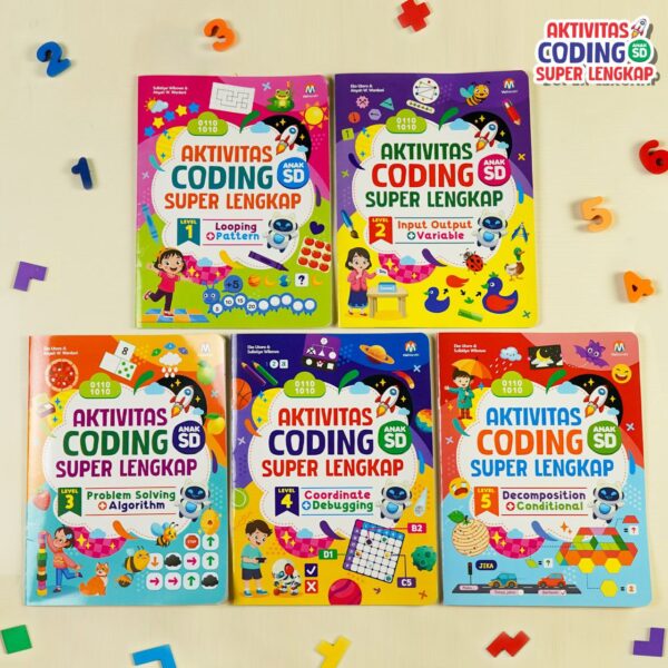 Paket Aktivitas Coding Super Lengkap untuk Anak SD (Ziyad)