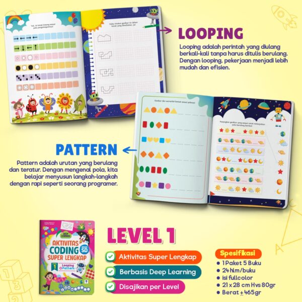 Paket Aktivitas Coding Super Lengkap untuk Anak SD (Ziyad)