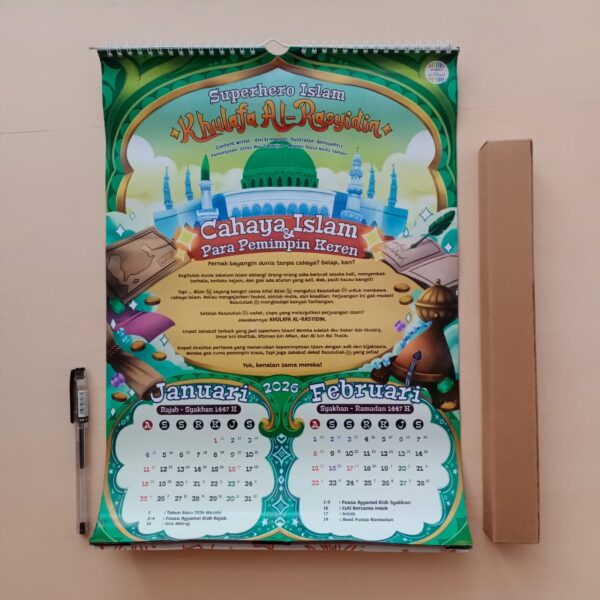 Kalender Edukatif El-Hana 2026 Khulafa Al-Rasyidin