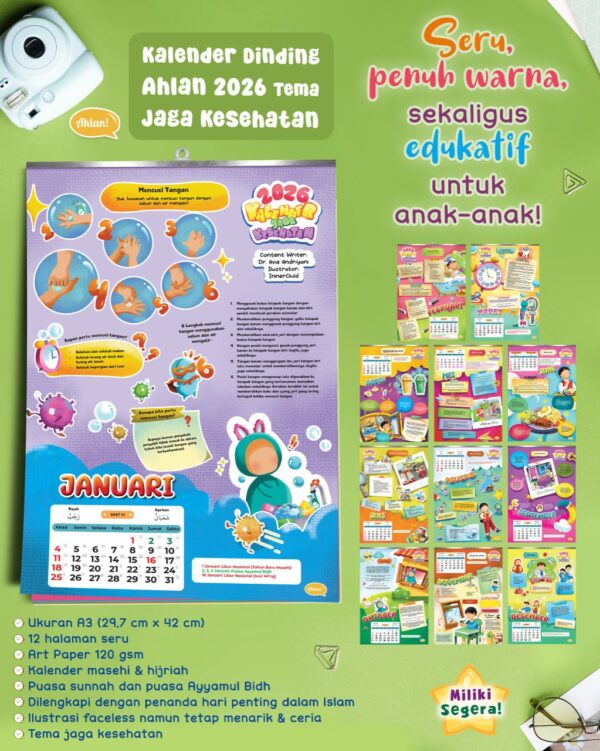 Kalender Dinding Ahlan 2026