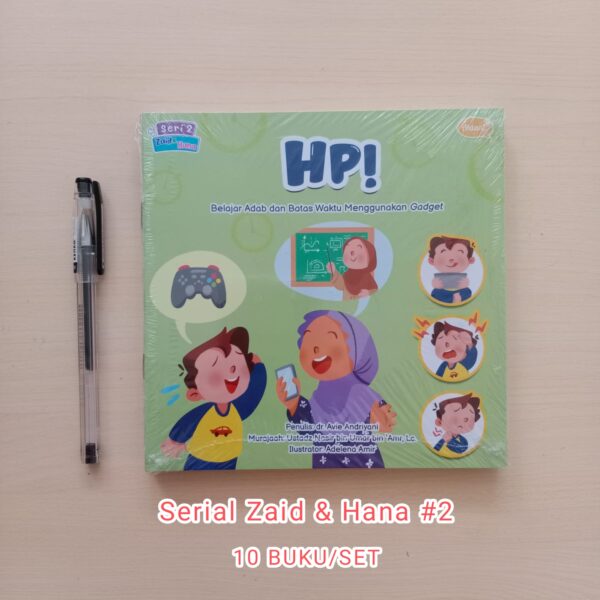 IMG_20251201_192108 Seri 2 Zaid dan Hana : 10 Buku Cerita Adab Islami Anak (Ahlan)