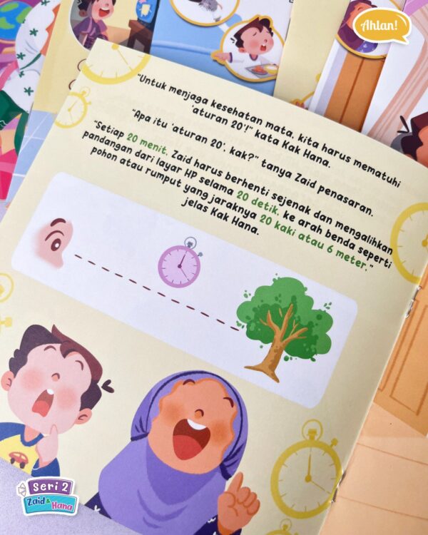 IMG_20251201_200117_816 Seri 2 Zaid dan Hana : 10 Buku Cerita Adab Islami Anak (Ahlan)