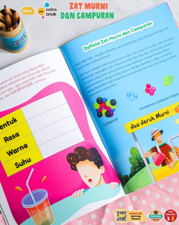 Zat Murni Dan Campuran (Seri Sains Anak) Ahlan