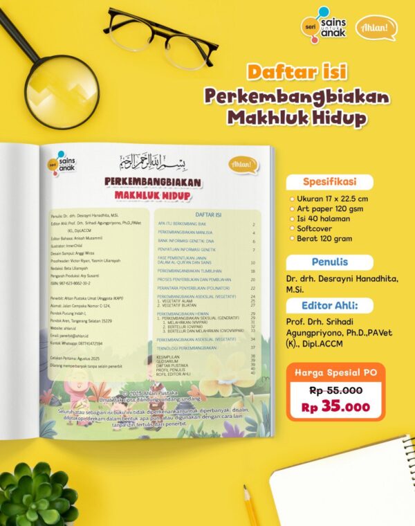 Perkembangbiakan Makhluk Hidup (Seri Sains Anak) Ahlan