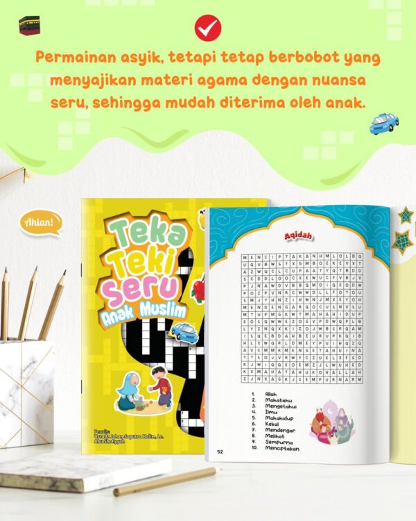 Teka-Teki Seru Anak Muslim Level 4 (TTS 4 Ahlan)